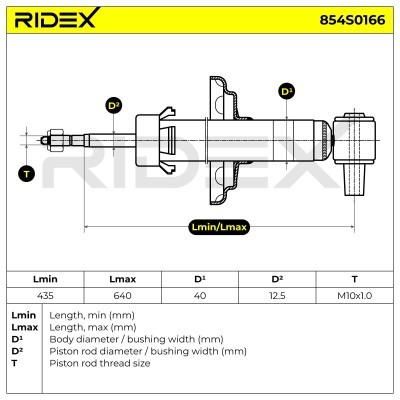Amortyzator RIDEX 854S0166 854S0166 - foto 11