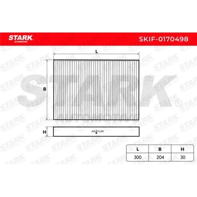 Filtr Kabinowy Stark SKIF-0170498 SKIF-0170498 - foto 5