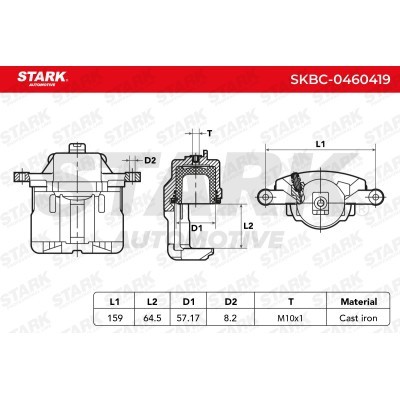 Zacisk Hamulcowy Stark SKBC-0460419 SKBC-0460419 - foto 4