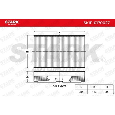 Filtr Kabinowy Stark SKIF-0170027 SKIF-0170027 - foto 3