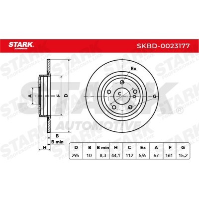 Tarcza hamulcowa Stark SKBD-0023177 SKBD-0023177 - foto 3