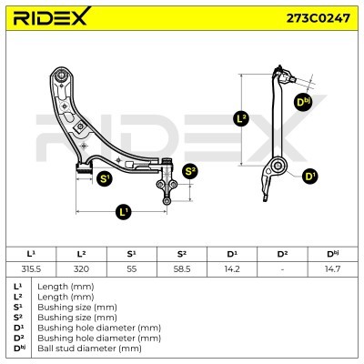 Wahacz RIDEX 273C0247 273C0247 - foto 8