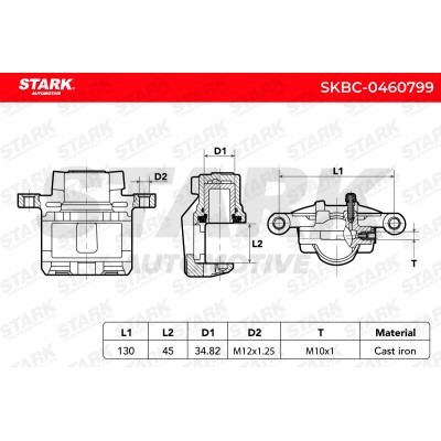 Zacisk Hamulcowy Stark SKBC-0460799 SKBC-0460799 - foto 5