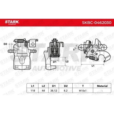 Zacisk Hamulcowy Stark SKBC-0462030 SKBC-0462030 - foto 3