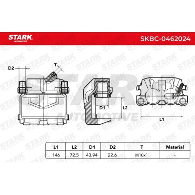 Zacisk Hamulcowy Stark SKBC-0462024 SKBC-0462024 - foto 6