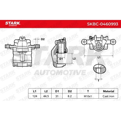 Zacisk Hamulcowy Stark SKBC-0460993 SKBC-0460993 - foto 6
