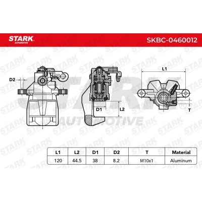 Zacisk Hamulcowy Stark SKBC-0460012 SKBC-0460012 - foto 3
