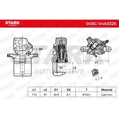 Zacisk Hamulcowy Stark SKBC-0460326 SKBC-0460326 - foto 5