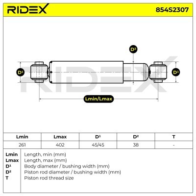 Amortyzator RIDEX 854S2307 854S2307 - foto 6