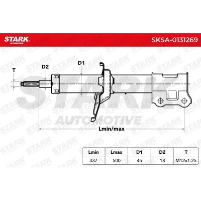 Amortyzator Stark SKSA-0131269 SKSA-0131269 - foto 3
