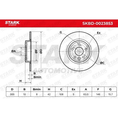 Tarcza hamulcowa Stark SKBD-0023853 SKBD-0023853 - foto 4
