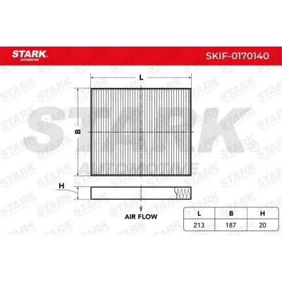 Filtr Kabinowy Stark SKIF-0170140 SKIF-0170140 - foto 2