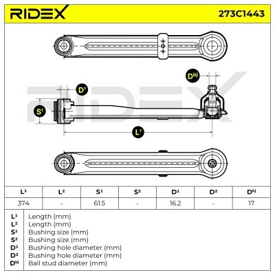Wahacz RIDEX 273C1443 273C1443 - foto 7