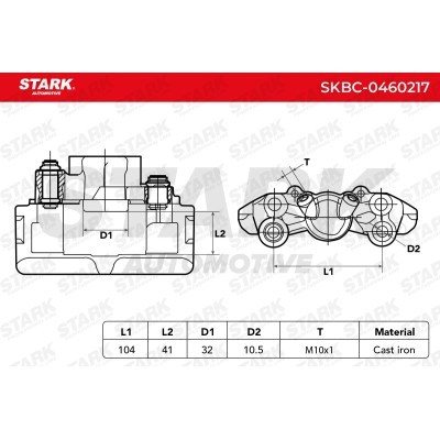 Zacisk Hamulcowy Stark SKBC-0460217 SKBC-0460217 - foto 4