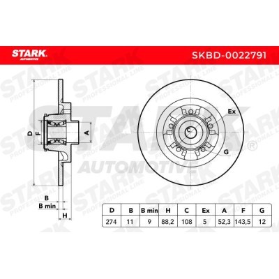 Tarcza hamulcowa Stark SKBD-0022791 SKBD-0022791 - foto 4