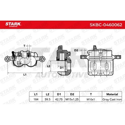 Zacisk Hamulcowy Stark SKBC-0460062 SKBC-0460062 - foto 4