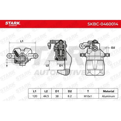 Zacisk Hamulcowy Stark SKBC-0460014 SKBC-0460014 - foto 3