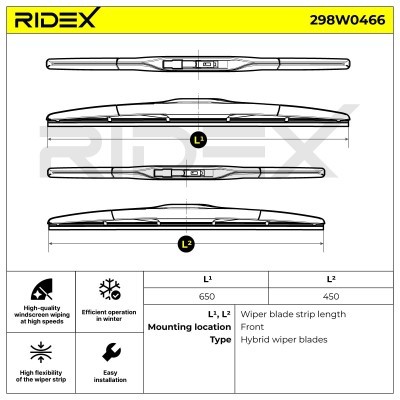 Pióro Wycieraczki RIDEX 298W0466 298W0466 - foto 6