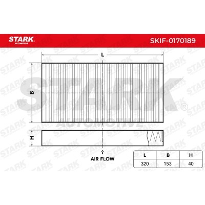Filtr Kabinowy Stark SKIF-0170189 SKIF-0170189 - foto 2