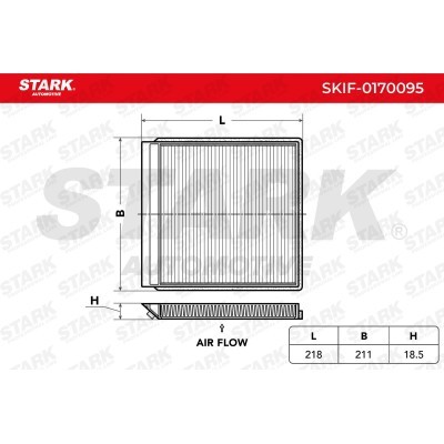Filtr Kabinowy Stark SKIF-0170095 SKIF-0170095 - foto 4