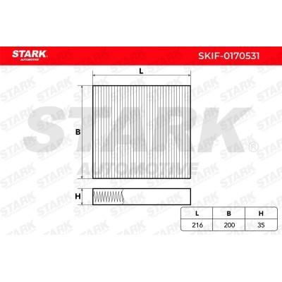 Filtr Kabinowy Stark SKIF-0170531 SKIF-0170531 - foto 2