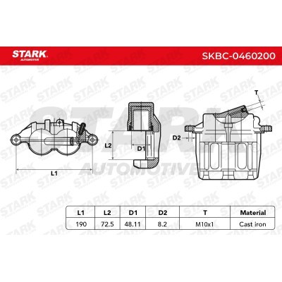 Zacisk Hamulcowy Stark SKBC-0460200 SKBC-0460200 - foto 7