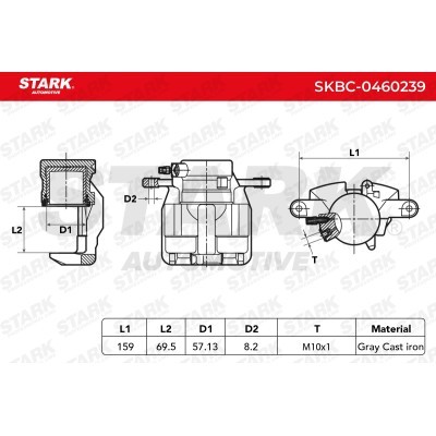 Zacisk Hamulcowy Stark SKBC-0460239 SKBC-0460239 - foto 3