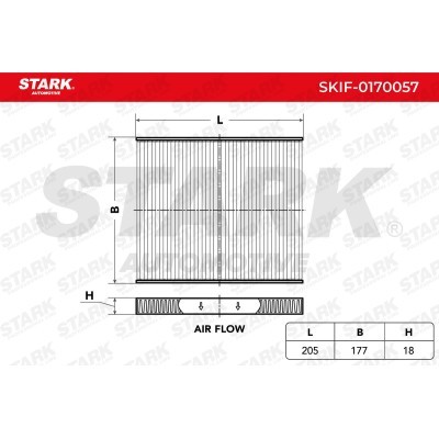 Filtr Kabinowy Stark SKIF-0170057 SKIF-0170057 - foto 2