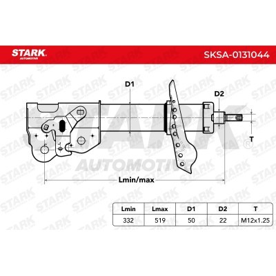 Amortyzator Stark SKSA-0131044 SKSA-0131044 - foto 3