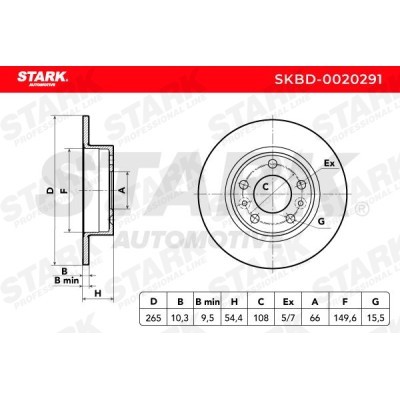 Tarcza hamulcowa Stark SKBD-0020291 SKBD-0020291 - foto 7