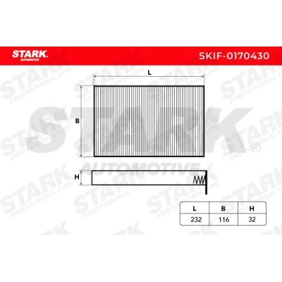 Filtr Kabinowy Stark SKIF-0170430 SKIF-0170430 - foto 6
