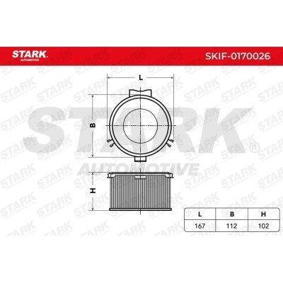 Filtr Kabinowy Stark SKIF-0170026 SKIF-0170026 - foto 3