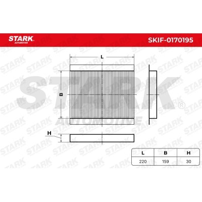 Filtr Kabinowy Stark SKIF-0170195 SKIF-0170195 - foto 6