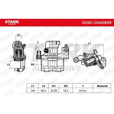 Zacisk Hamulcowy Stark SKBC-0460659 SKBC-0460659 - foto 6