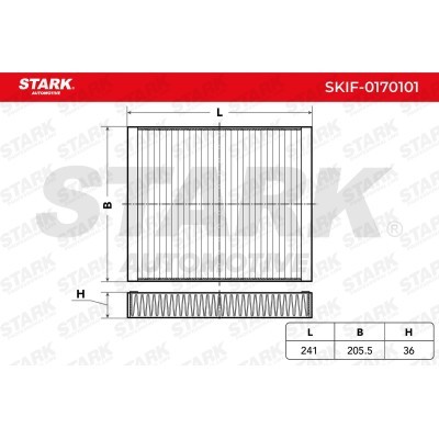 Filtr Kabinowy Stark SKIF-0170101 SKIF-0170101 - foto 2