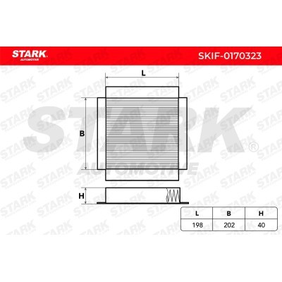Filtr Kabinowy Stark SKIF-0170323 SKIF-0170323 - foto 6