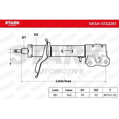 Amortyzator Stark SKSA-0132261 SKSA-0132261 - foto 5