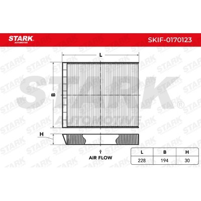 Filtr Kabinowy Stark SKIF-0170123 SKIF-0170123 - foto 4