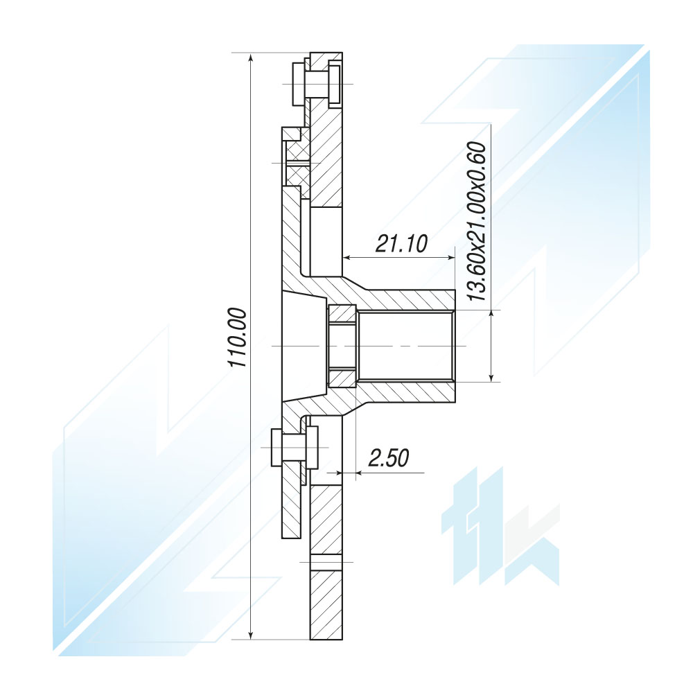 Tarcza Sprzęgła Sprężarki FORD FS10 Ø115 Ford 115VFS0003 - foto 3