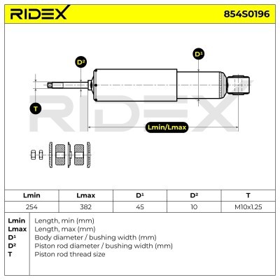 Amortyzator RIDEX 854S0196 854S0196 - foto 9