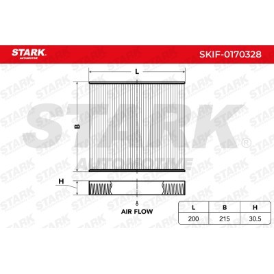 Filtr Kabinowy Stark SKIF-0170328 SKIF-0170328 - foto 6