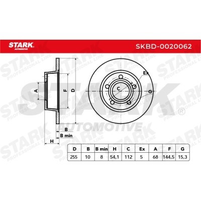 Tarcza hamulcowa Stark SKBD-0020062 SKBD-0020062 - foto 5