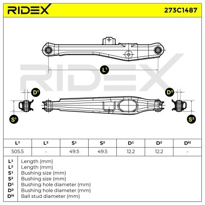 Wahacz RIDEX 273C1487 273C1487 - foto 7