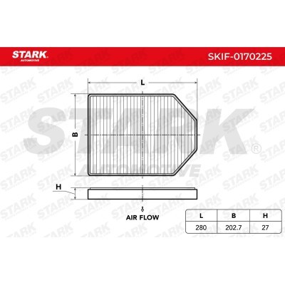Filtr Kabinowy Stark SKIF-0170225 SKIF-0170225 - foto 3