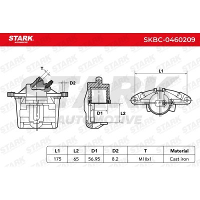 Zacisk Hamulcowy Stark SKBC-0460209 SKBC-0460209 - foto 3