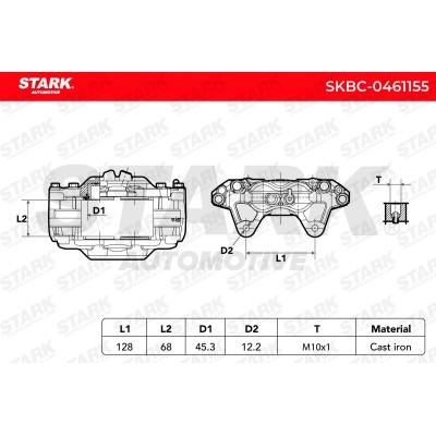 Zacisk Hamulcowy Stark SKBC-0461155 SKBC-0461155 - foto 3
