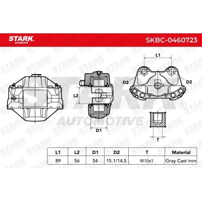 Zacisk Hamulcowy Stark SKBC-0460723 SKBC-0460723 - foto 5
