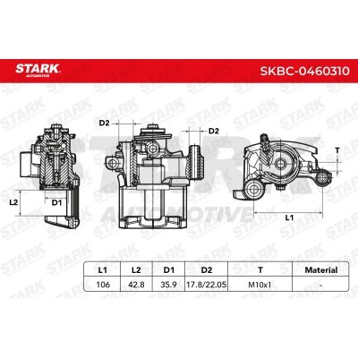 Zacisk Hamulcowy Stark SKBC-0460310 SKBC-0460310 - foto 7