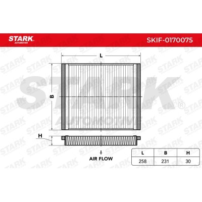 Filtr Kabinowy Stark SKIF-0170075 SKIF-0170075 - foto 3