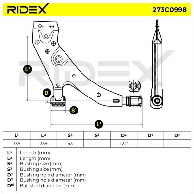 Wahacz RIDEX 273C0998 273C0998 - foto 5